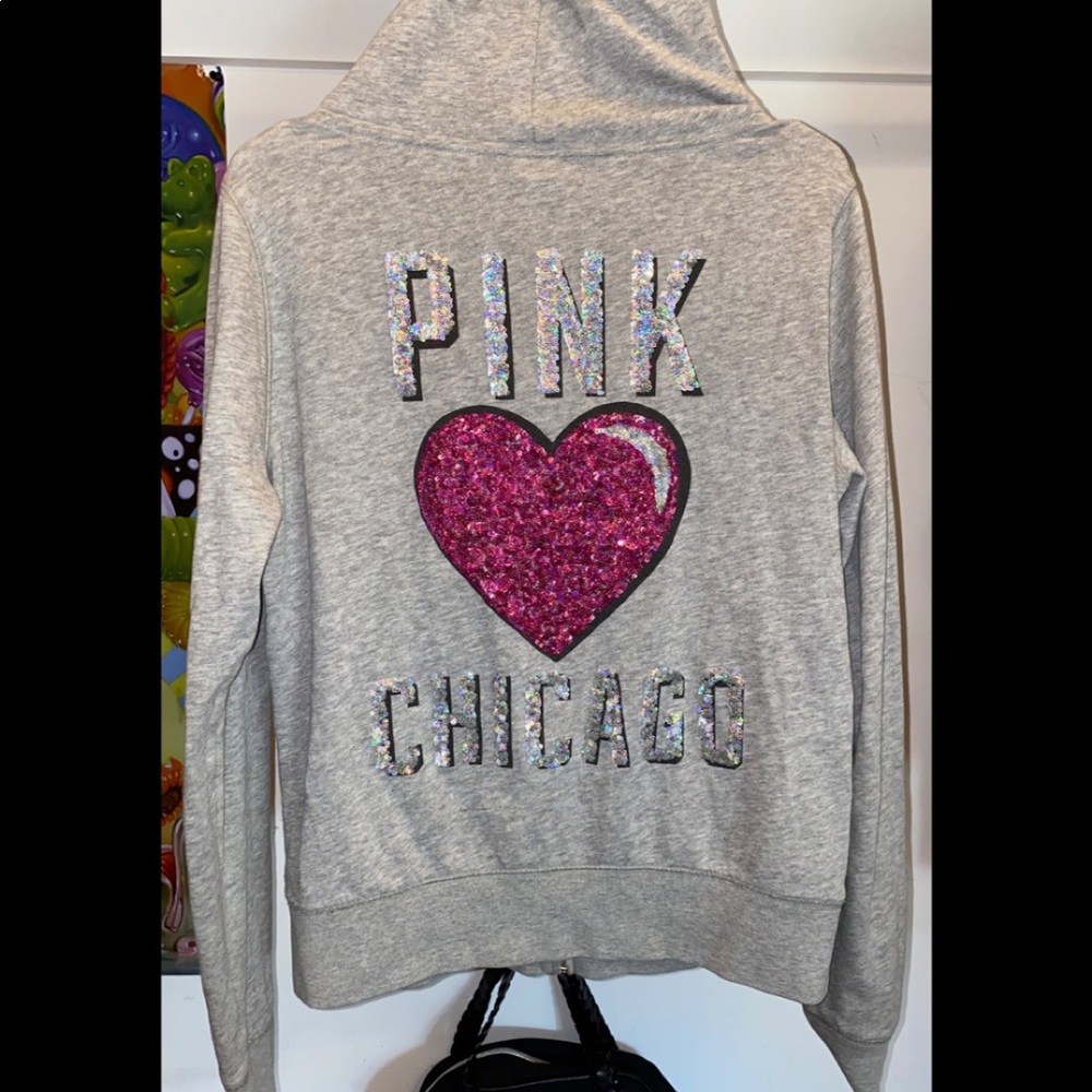 Y2K PINK Victorias Secret Zip Up